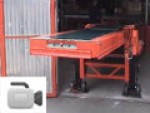 Telescopic conveyor in use